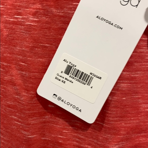 NEW • Alo Yoga • Marina Racerback Tank Top XS Pink - Picture 7 of 7